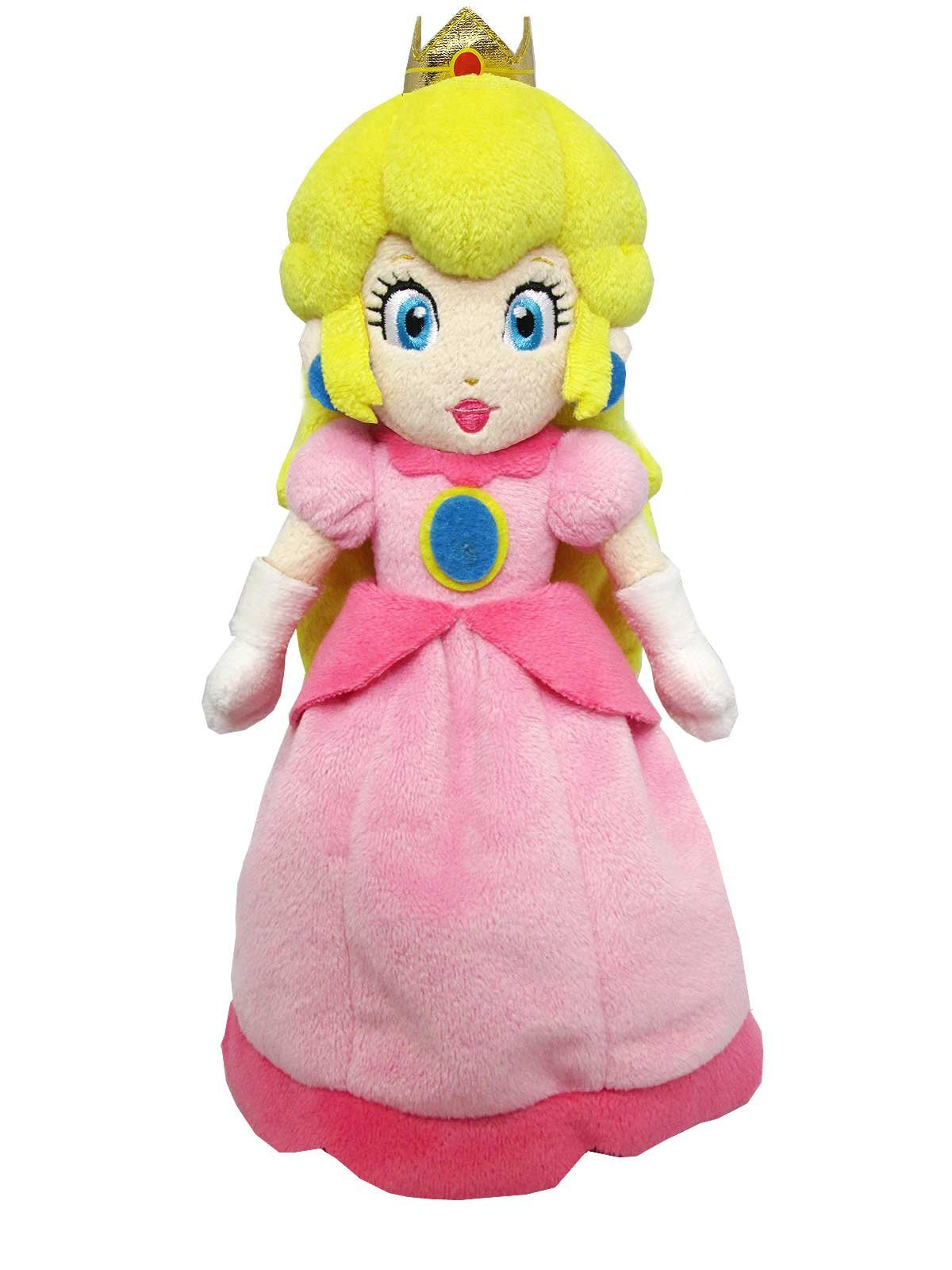 Little Buddy Super Mario All Star Collection Princess Peach Plüschfigur, 25,4 cm