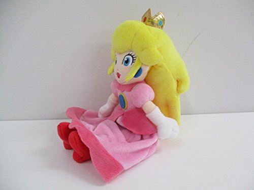 Little Buddy Super Mario All Star Collection Princess Peach Plüschfigur, 25,4 cm, Kuscheltier zum Sammeln